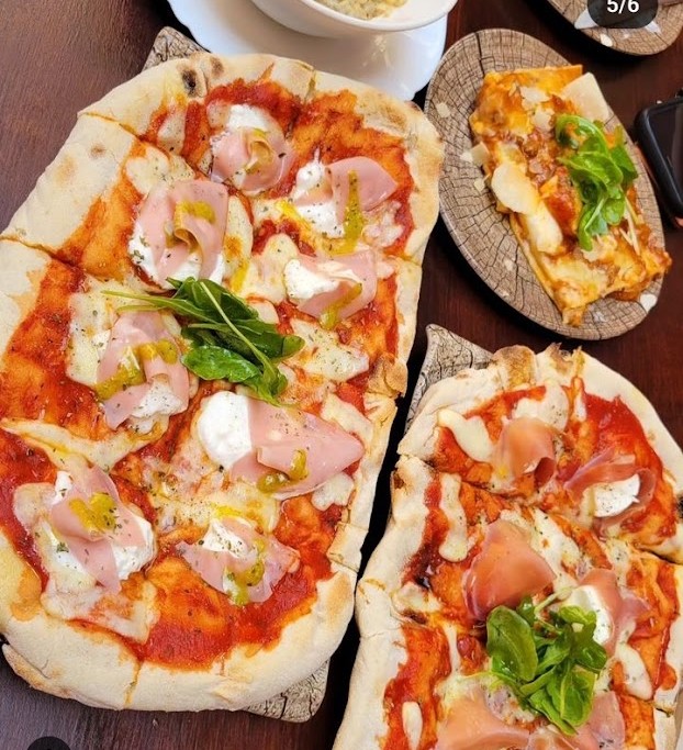 Pizza artesanal de Bricco